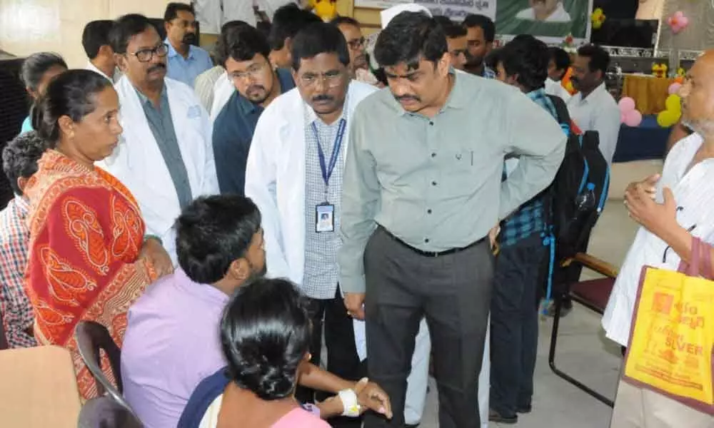 Post-operative sustenance scheme inaugurated by Collector J Nivas in Srikakulam