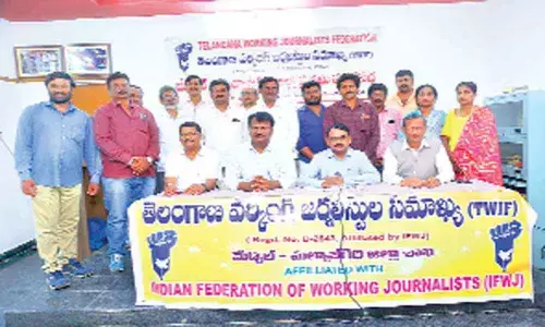 Telangana Working Journalists Federation seeks house sites