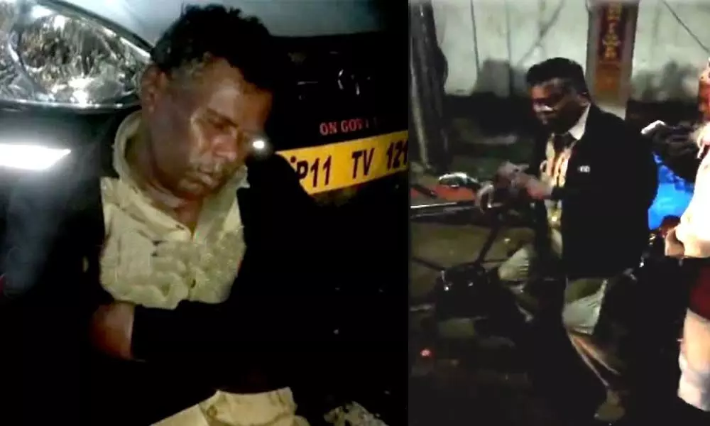 Drunken police constable creates hulchul on Hyderabad road, suspended