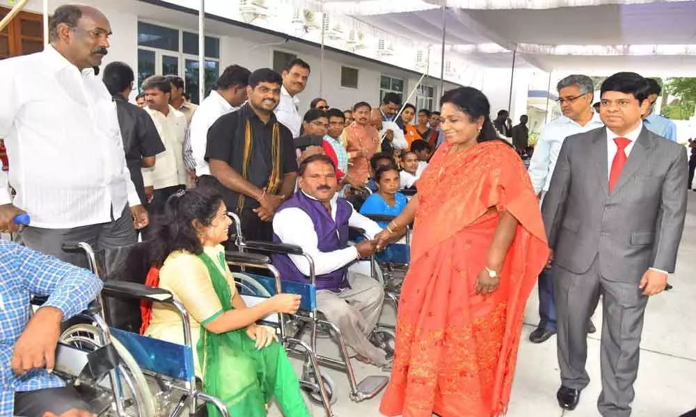 Governor Tamilisai salutes indomitable spirit of disabled