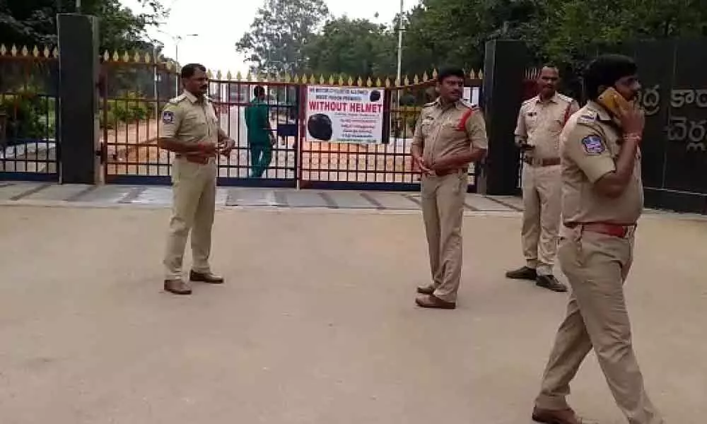 Tight security at Central prison