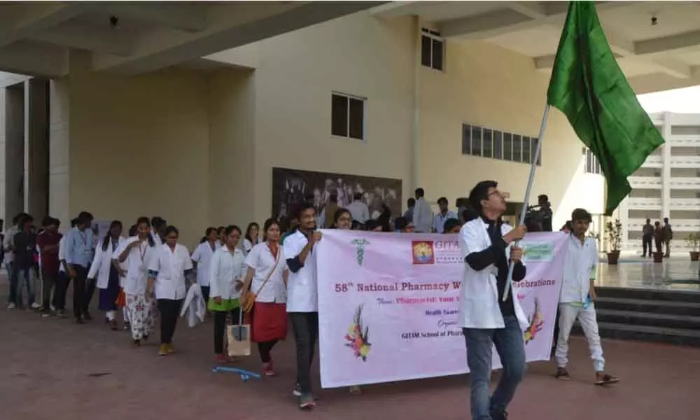Hyderabad: GITAM School of Pharmacy Celebrated National Pharmacy Week – 2019