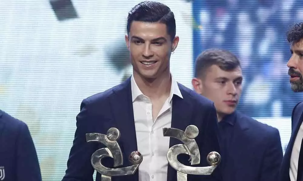 Ronaldo crowned with Serie A player of the year award