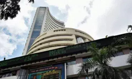 Sensex slips over 126 points; metal stocks drag
