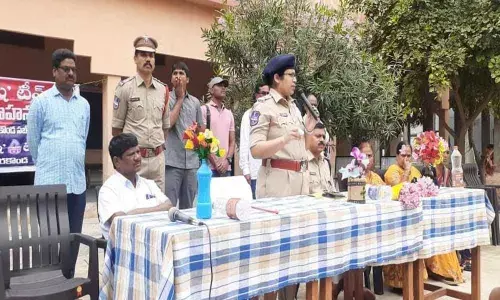 Nalgonda: Dial 100 awareness drive held