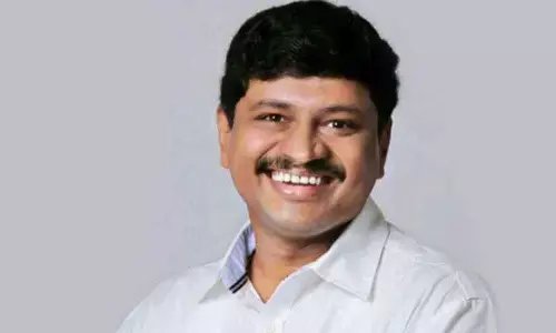 MP Santhosh donates Rs 2 lakh to blind school