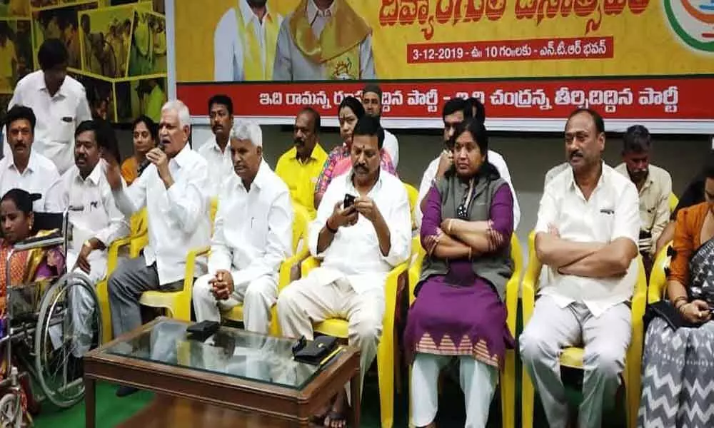 NTR first to introduce disabled pensions: TDP Ravula Chandrashekhar Reddy