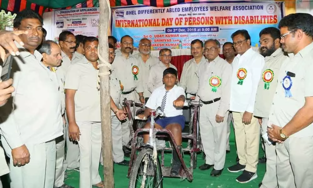 KCR govt extending all support to disabled