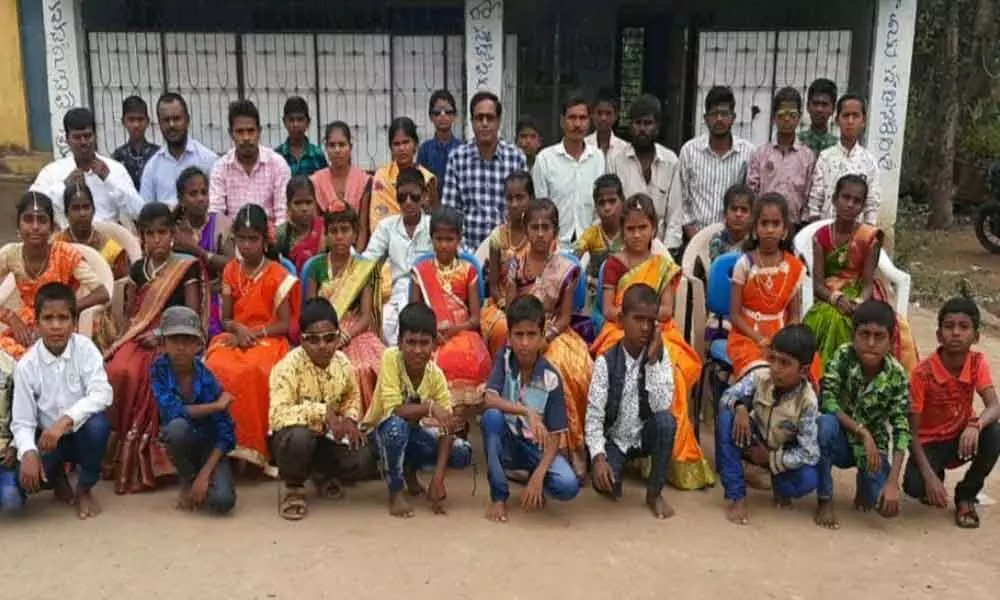 Basheerabad: Students turn teachers for a day