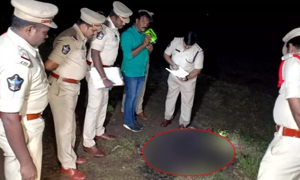 Woman and child murdered and burnt with petrol near Ongole