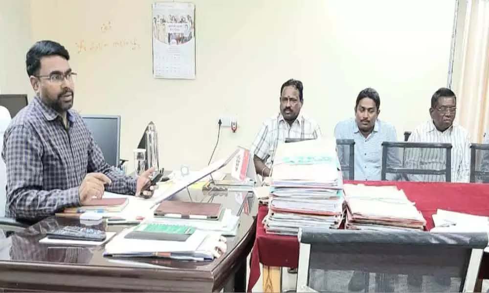 Rice mill owners told to unload grains immediately: Nirmal Joint Collector A Bhaskar Rao