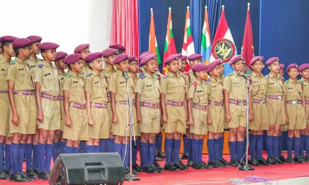Visakhapatnam: Sainik School Korukonda celebrates Navy Day