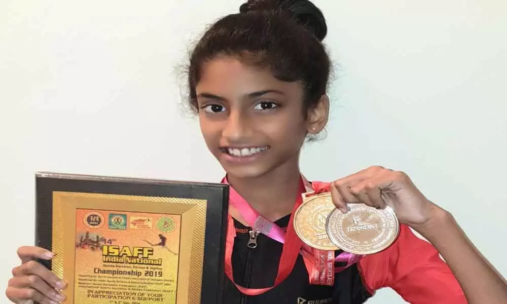 Hyderabad City girl does Telangana proud at aerobics tourney