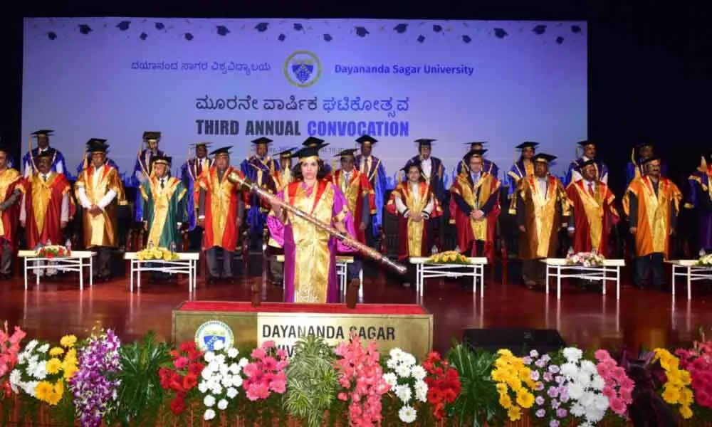 Dayananda Sagar University celebrates 3rd annual convocation in Karnataka