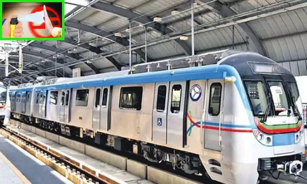 For self-defence, Hyderabad metro rail allows women to carry pepper spray