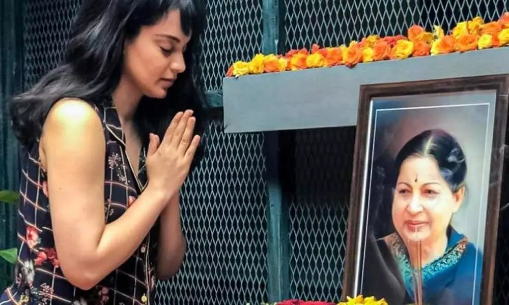 Kangana Ranaut pays homage to Jayalalithaa on 3rd death anniversary; see