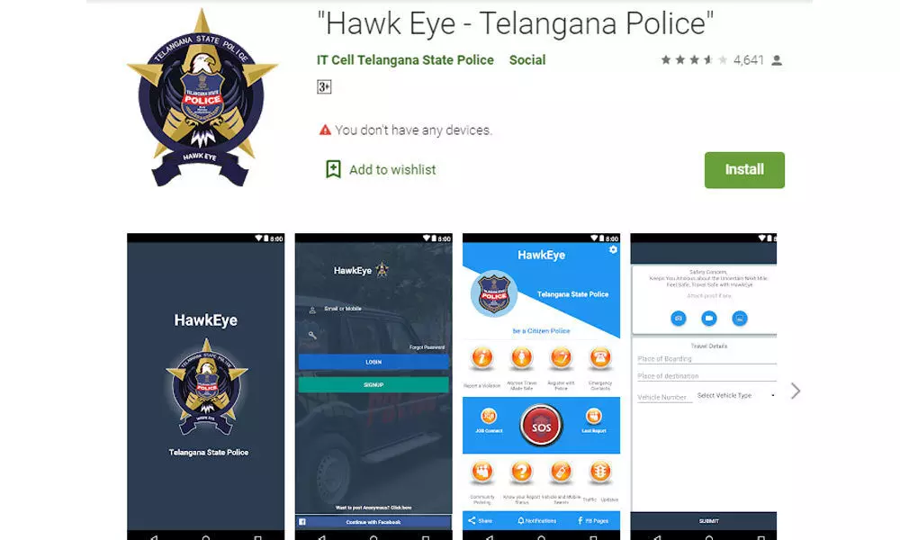 Hawk Eye Mobile App Review: This app from Hyderabad Police will help you report violations