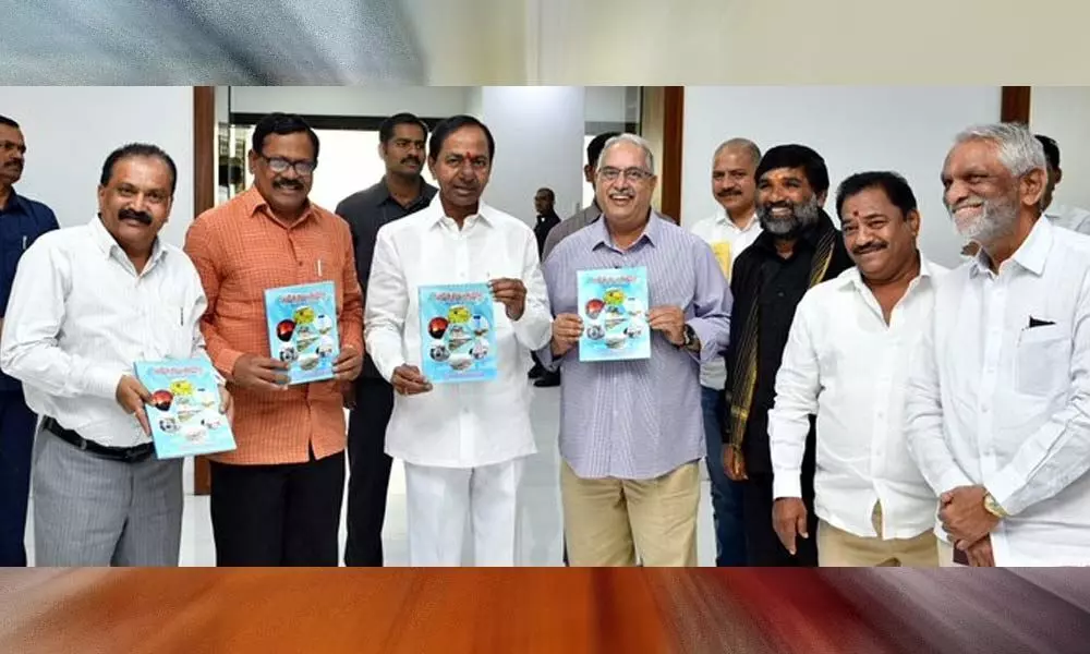 CM releases book on Kaleshwaram Project