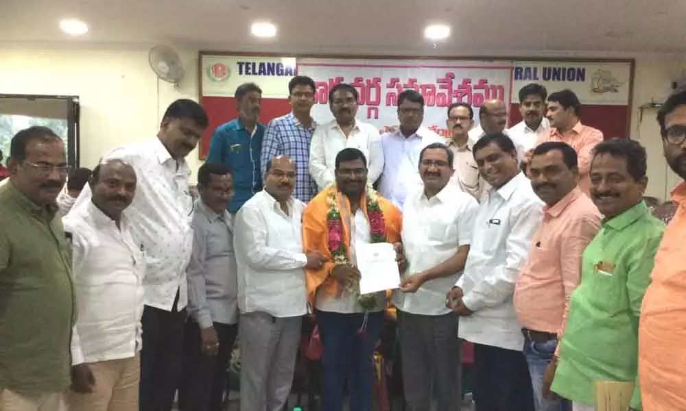 Adilabad: Naveen Kumar elected TNGOs district general secretary