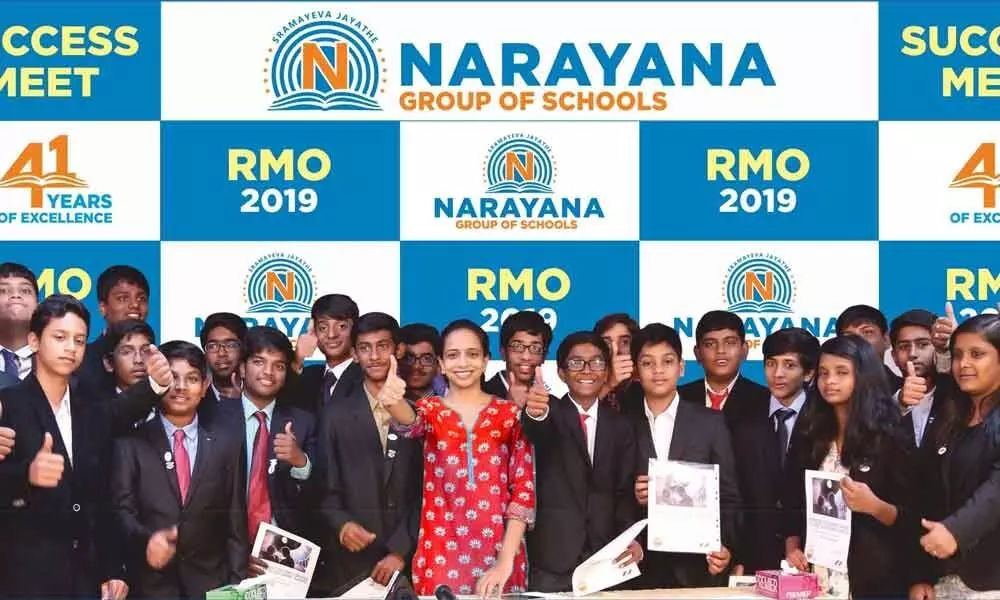 35 students of Narayana selected for RMO-2019