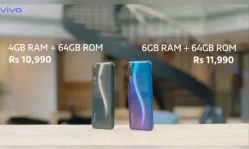 Vivo U20 to go on sale today at 12 pm on Amazon.in and Vivo.com