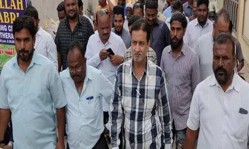 MLA Mohammed Moazam Khan inspects development works at Falaknuma