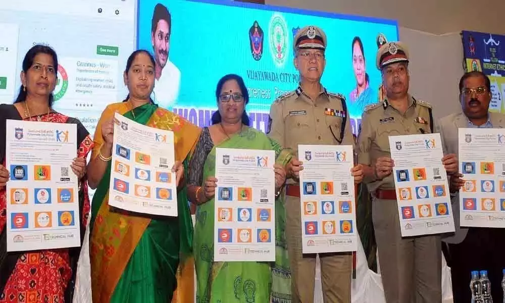 New App for Police Department, Home Minister Sucharita launches in Vijayawada