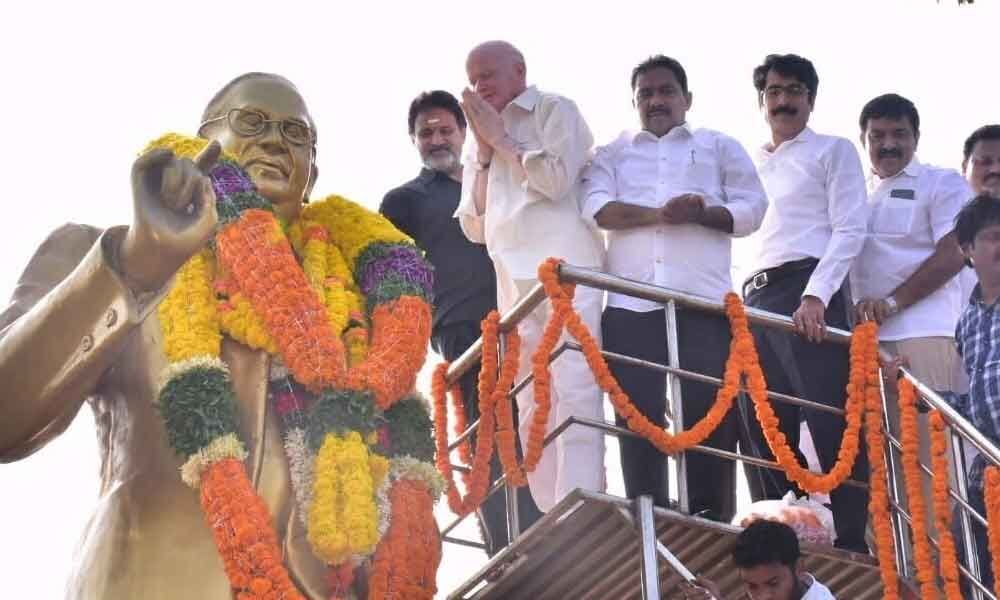 Kakinada: Glowing tributes paid to Dr Ambedkar