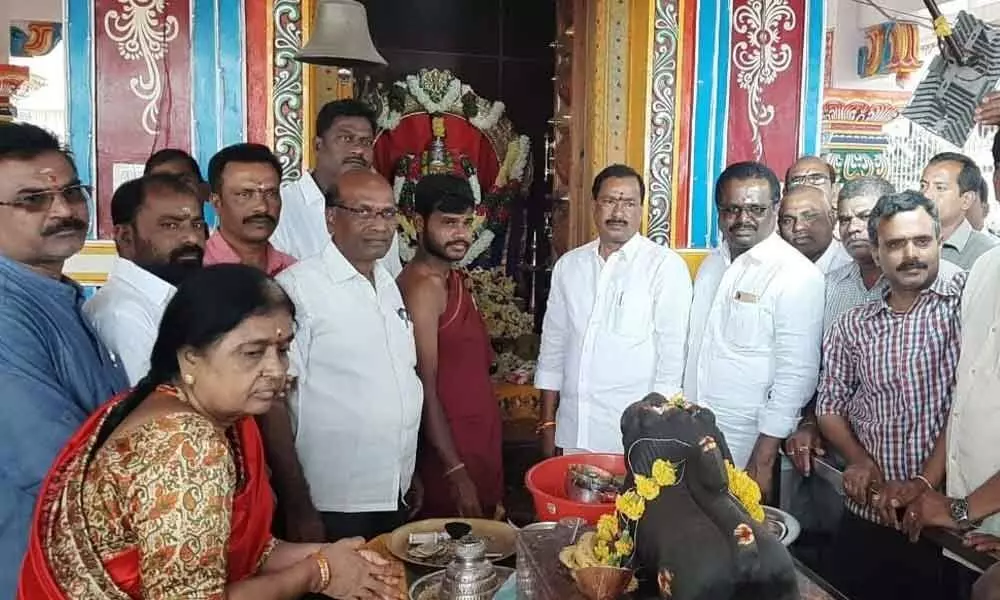 Ayyappa Padipuja conducted at Ganapati temple in Mallapur