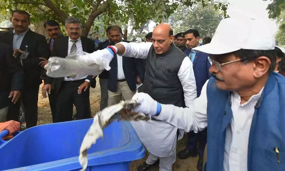 Swachh Bharat has become peoples movement: Minister Rajnath Singh