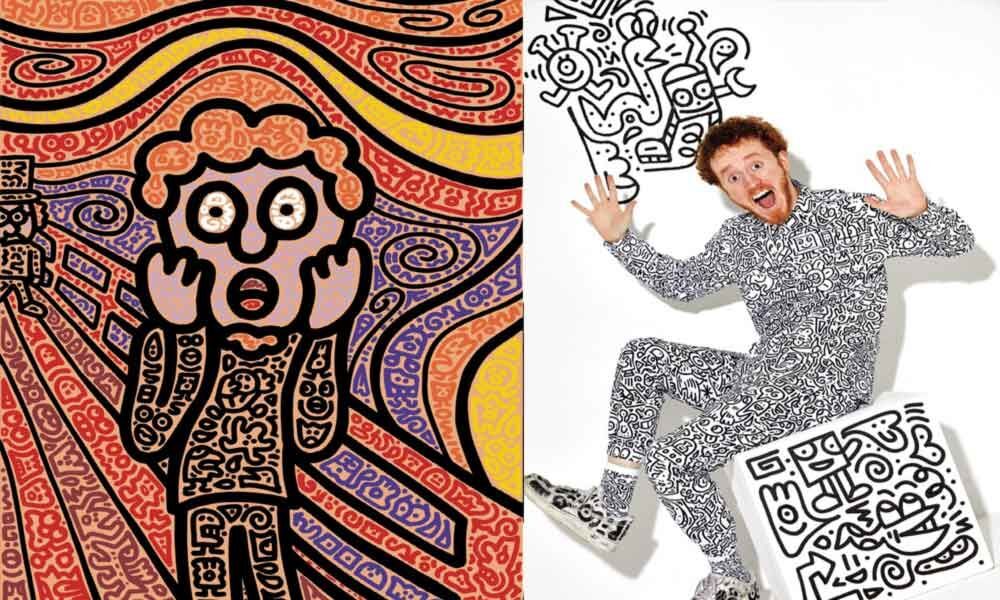 Doodle artist recreates iconic arts