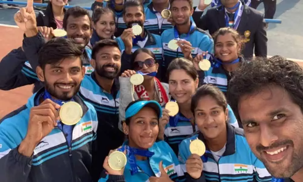 India breaches double hundred in medal count, century mark in gold in South Asian Games