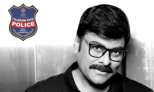 Chiranjeevi thanks Telangana Police!