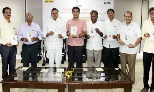 Book on Mallampallis letters released: Dy Speaker Dr Mandali Buddha Prasad