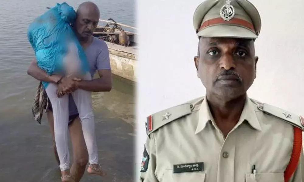 Girl jumps into Krishna River, Alert cop saves her from drowning
