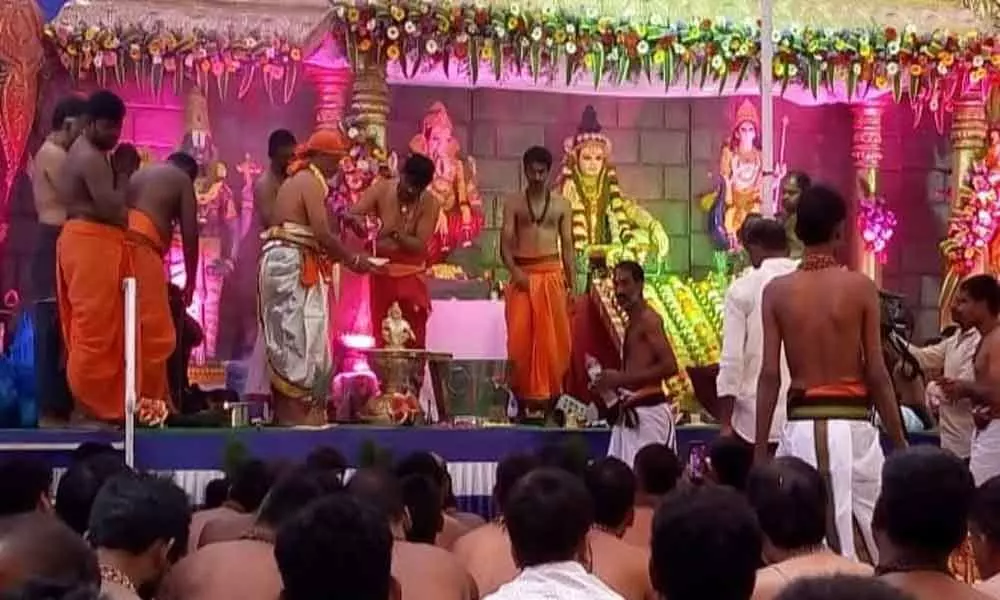 Ayyappa Maha Vadipuja held at Ramalayam in Charlapalli