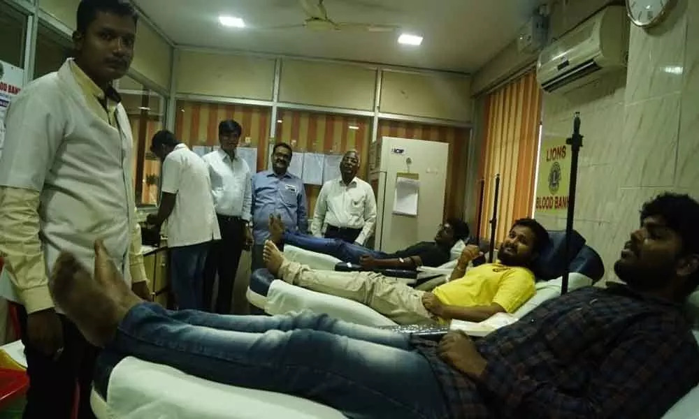Leo Club collects 20 units of blood in Visakhapatnam