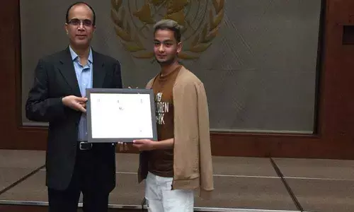 Youngest animal rights champ from hyderabad city feted