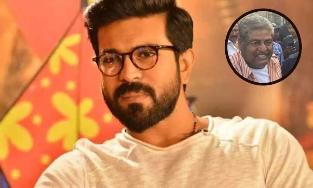 Charan gives Rs 10 lakh to fans family