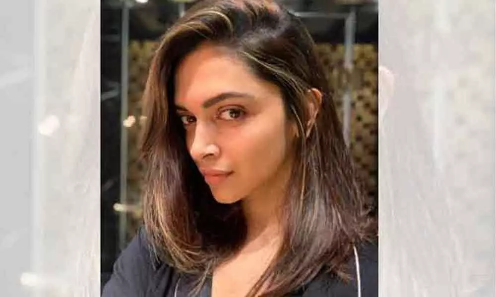 Deepika in new hairdo