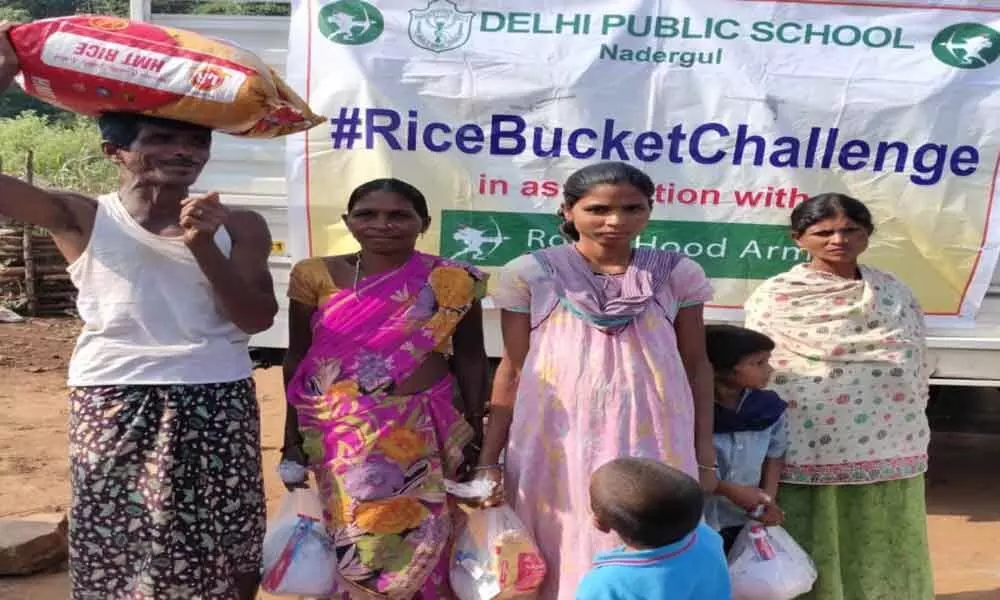 Hyderabad: Joy of Giving held at DPS, Nadergul
