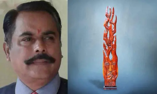 Warangal Rural: Tribute through soap carving art for Disha