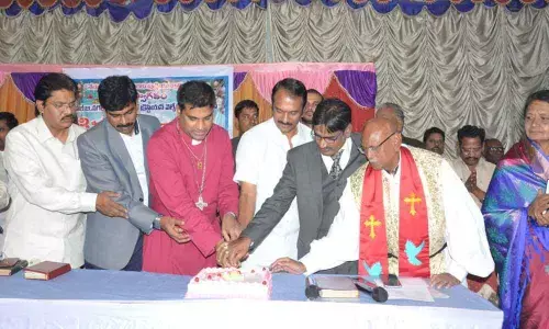 Christmas Aradhana conducted in Mansoorabad division
