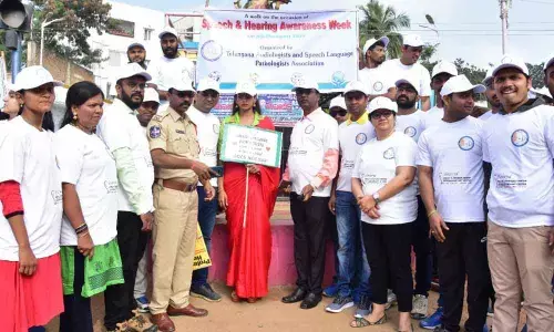 Speech & hearing awareness walk held