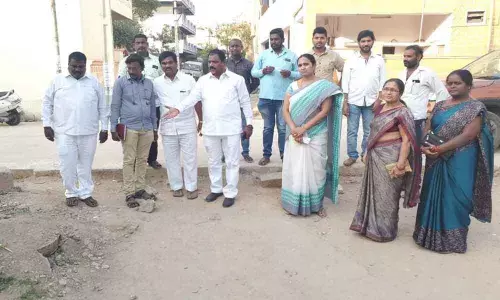 Corporator Ragam Nagender Yadav undertakes padayatra