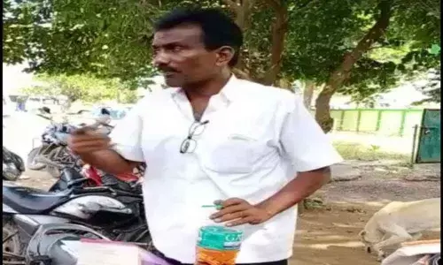 Fed up farmer attempts suicide at tahsildar office in Gadwal