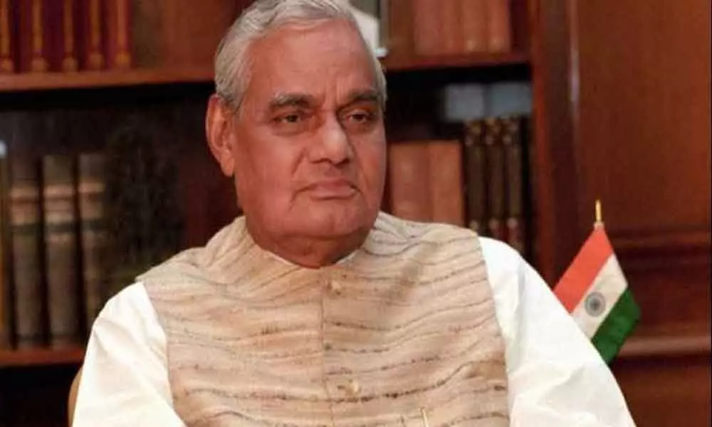 Atal Bihari Vajpayee statue installed in Lucknow, to be unveiled on Dec 25