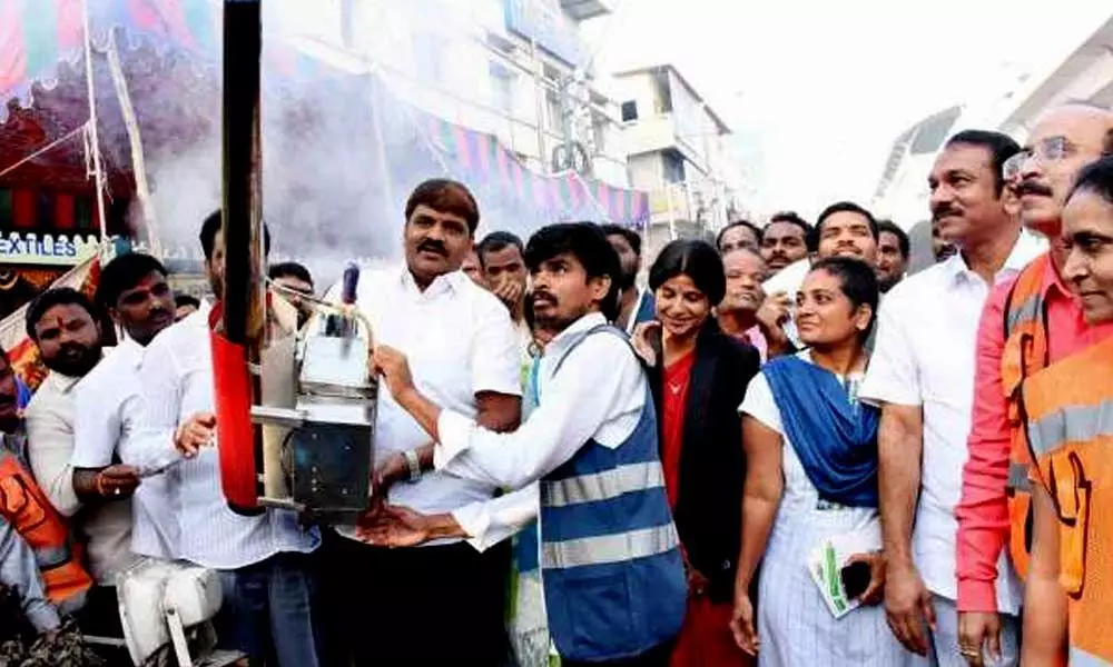 GHMC Mayor inaugurates intensive cleanliness drive