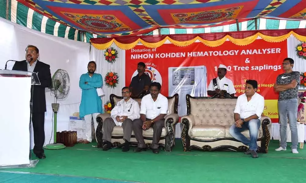 Jain Society donates Hematology Analyser to GGH: Collector Mohammad Imtiaz