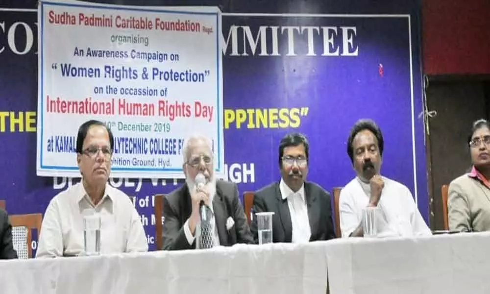 Human Rights Day celebrated at Kamala Nehru Polytechnic College